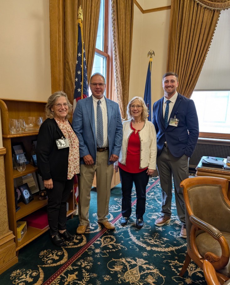 BTAMC leadership and representatives standing together at the PACHC Advocacy Day